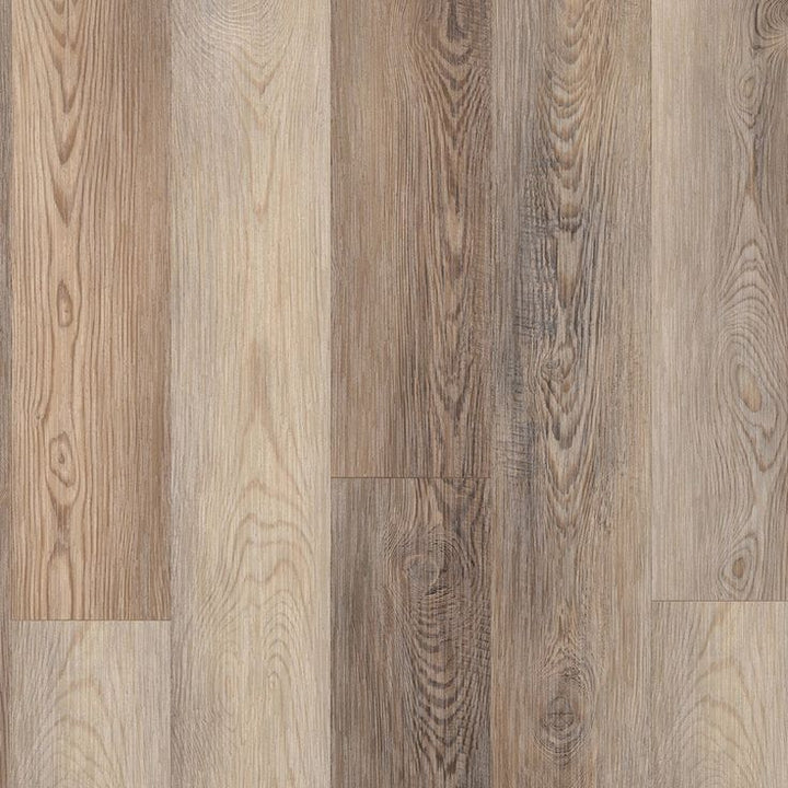 Style Selections Catskill Pine 12-mil x 7-in W x 48-in L Water Resistant Interlocking Luxury Vinyl Plank Flooring