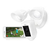 Outdoor Wi-Fi Cam with Motion Activated Floodlight, White (3-Pack) - Super Arbor