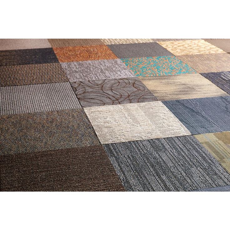 TrafficMaster Versatile Assorted Commercial Pattern 24 in. x 24 in. Carpet Tile (10 Tiles/Case)
