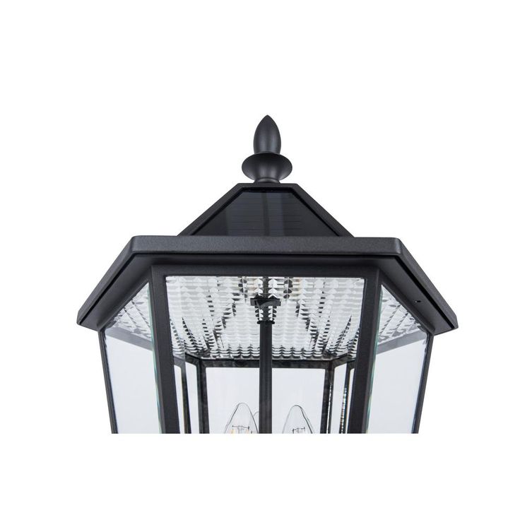 Coastal Milford 3-Light Outdoor Black Post Light