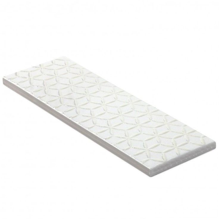 Bond Tile Wembley Snowflake 3 in. x 9 in. Matte Ceramic Subway Wall Tile (30 Pieces 5.16 Sq. Ft. / Box)