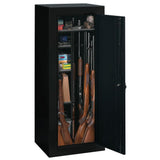 18-Gun Key Lock Security Cabinet, Black - Super Arbor