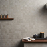 Lux Tile New Rock Fumo Light Gray 2x2 Matte Porcelain Mosaic Tile