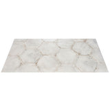 Angela Harris Flatiron White 20" Hexagon Matte Porcelain Tile