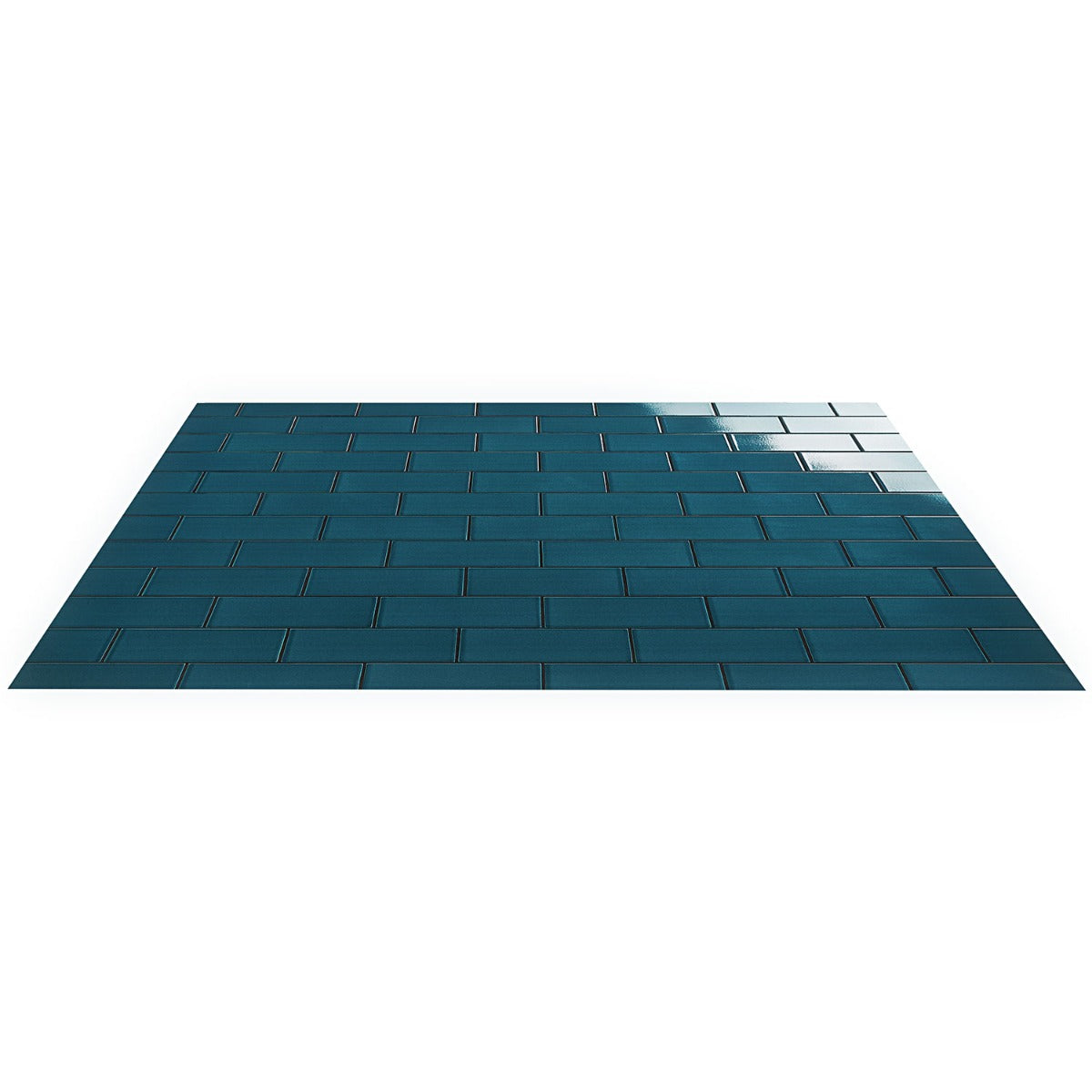 Seaside Marine Blue 4x8 Crackled Glossy Ceramic Tile - Lux Tile