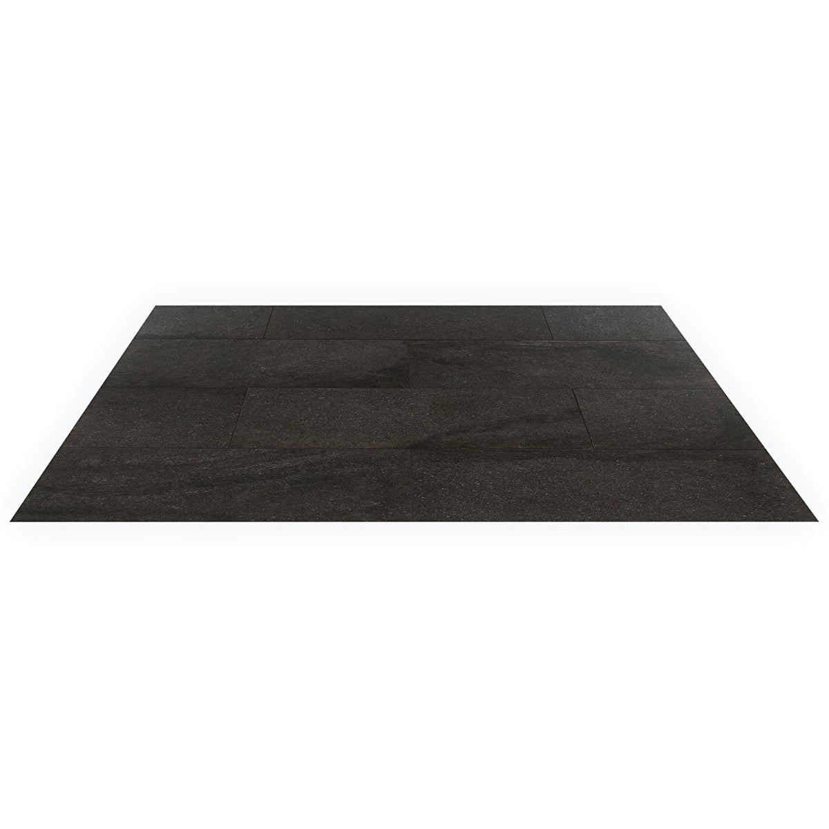 Acadia Charcoal Black 12x24 Matte Porcelain Tile - Lux Tile
