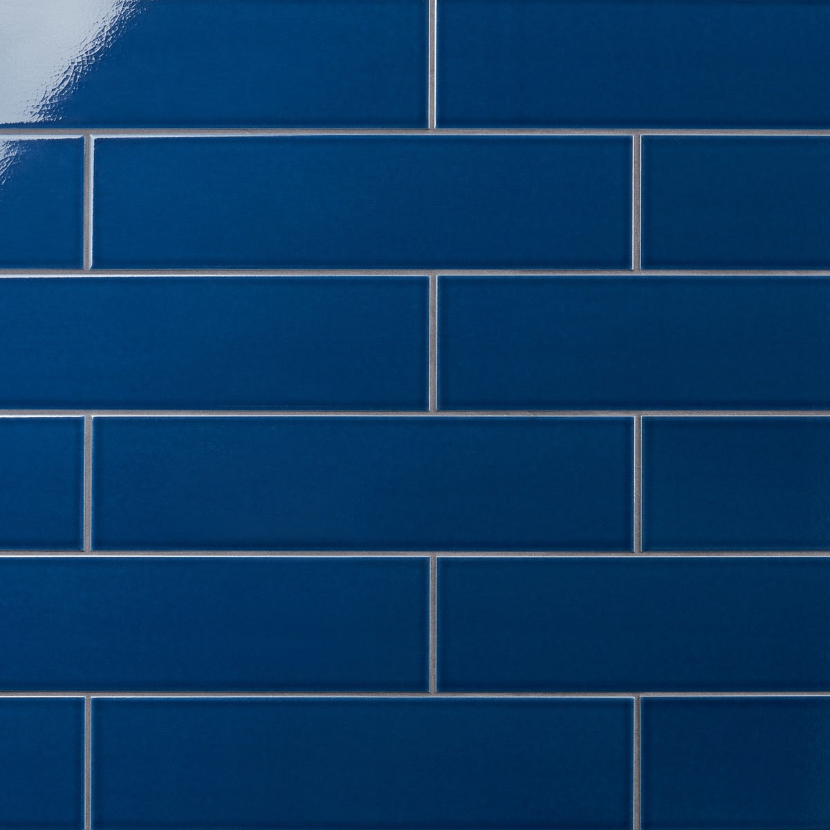 Colorplay Nautical Blue 4.5x18 Crackled Glossy Ceramic Tile by Lux Tile