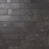 Marmo Perfetto Nero 4x16 Semi-Polished Porcelain Tile - Lux Tile