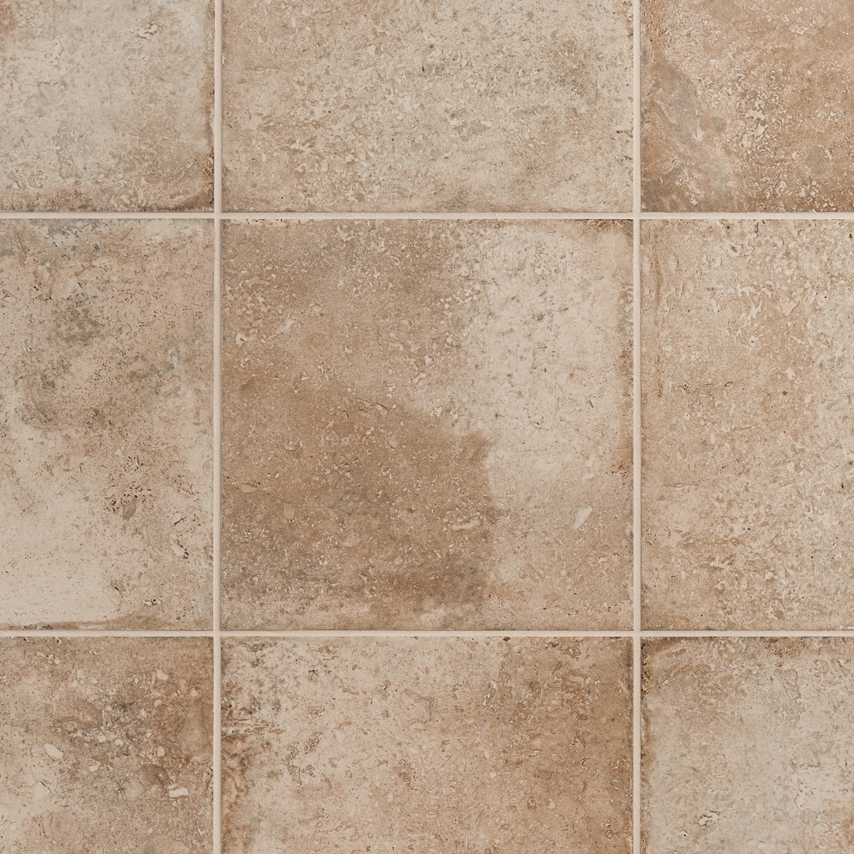 Seville Delfi Beige 12x12 Matte Porcelain Tile - Travertine Look