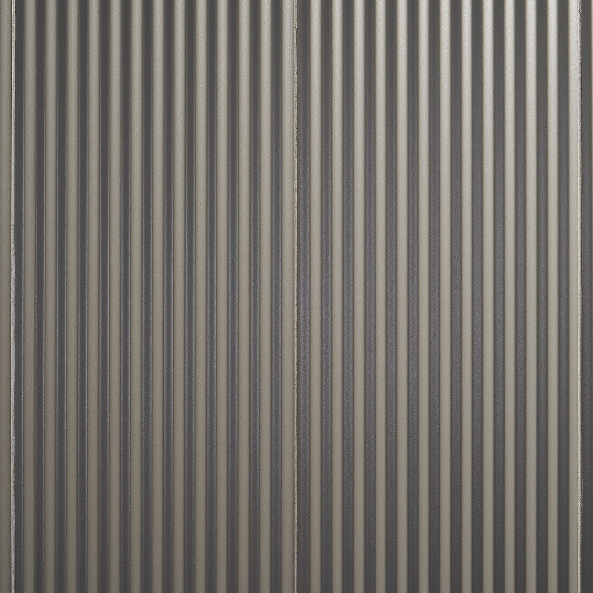 Mod Smoke Gray 12x36 3D Fluted Matte Ceramic Tile - Lux Tile