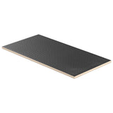 Kinzie Waffle Charcoal Black 8x16 Textured Matte Ceramic Tile by Lux Tile