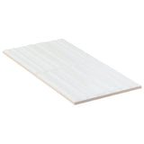 Sydney White 8x16 3D Mixed Finish Ceramic Wall Tile