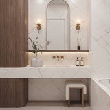 Bedrosians Sahara Taupe 12-in x 24-in Matte Porcelain Subway Floor and Wall Tile (13.56-sq ft/Carton)