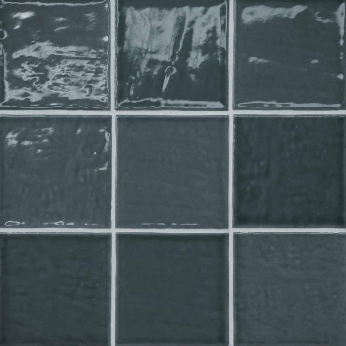 Bedrosians Marin Midnight Tide Navy Blue 4 in. x 4 in. Glossy Ceramic Subway Wall Tile, 5.49 sq. ft. per Carton