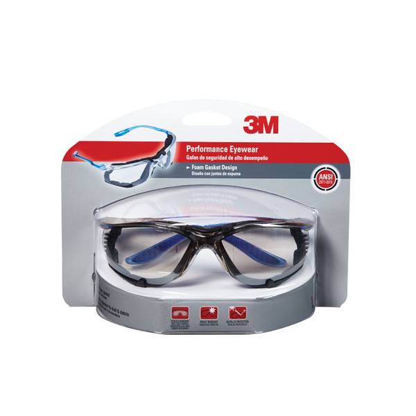 3M Gasket Performance Safety Glasses, Mirror Lens - 47200-WZ4