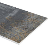 Crossville EnGarde 8-Pack Chalk 12-in x 24-in Metallic Porcelain Stone Look Floor and Wall Tile - Super Arbor