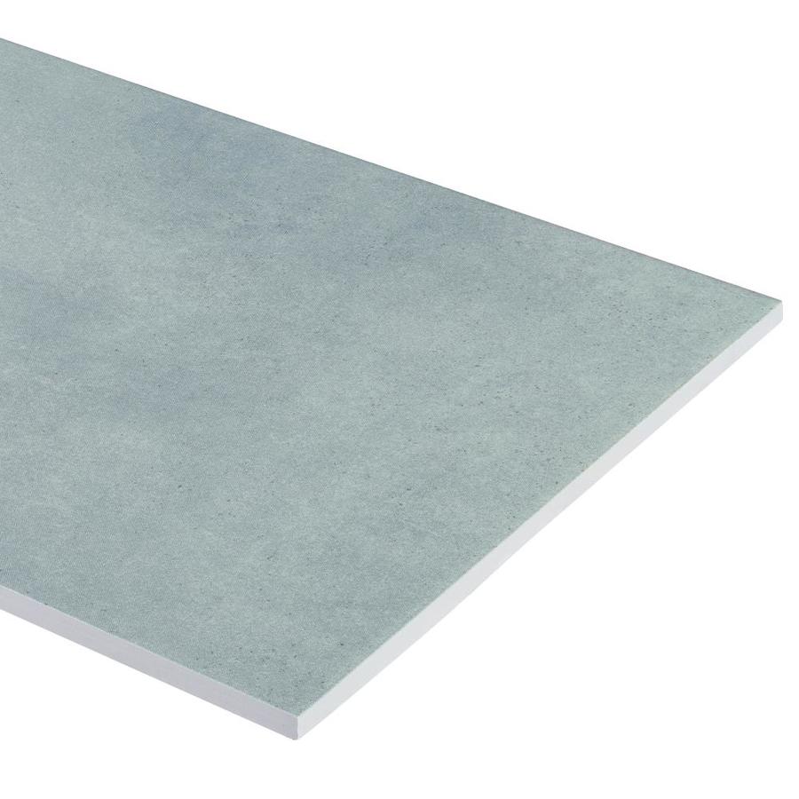 Crossville ChromaColor 12-Pack Aqua 12-in x 12-in Matte Porcelain Stone Look Floor and Wall Tile - Super Arbor