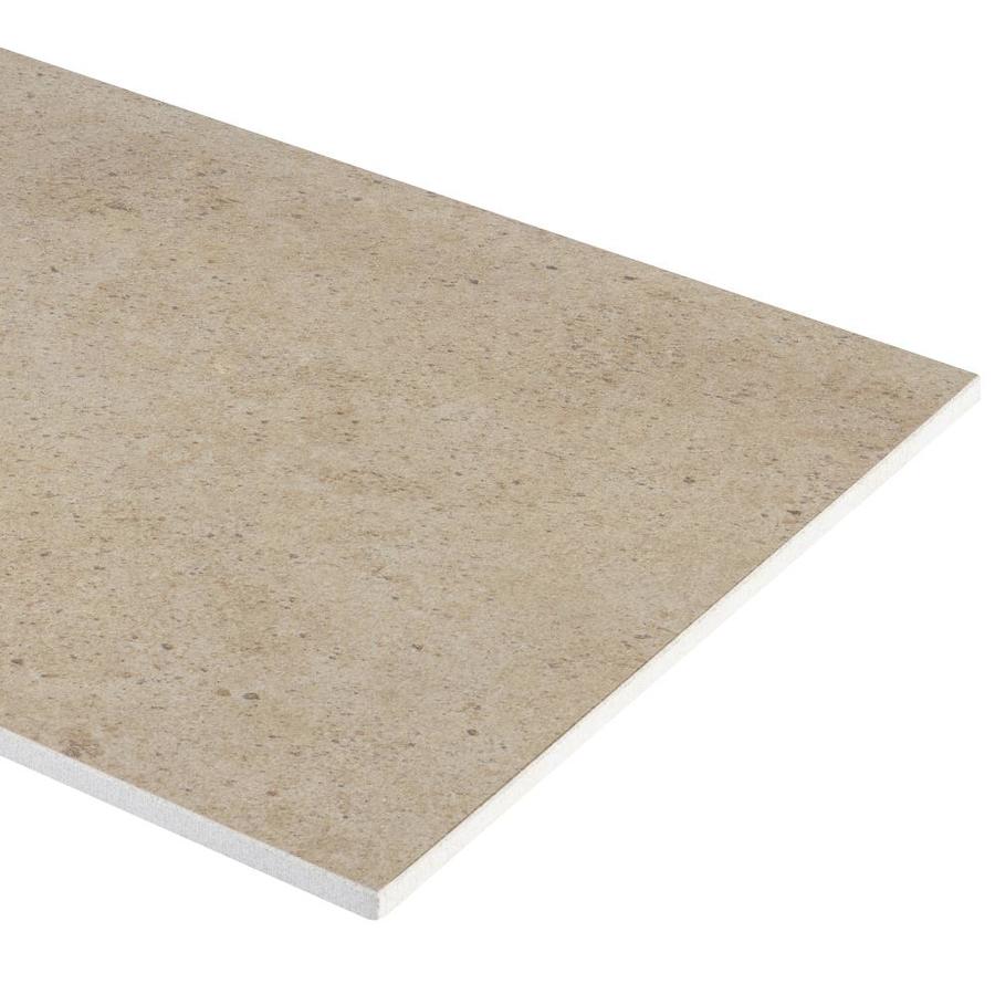 Crossville ChromaCode 12-Pack Sand 6-in x 24-in Matte Porcelain Stone Look Floor and Wall Tile - Super Arbor