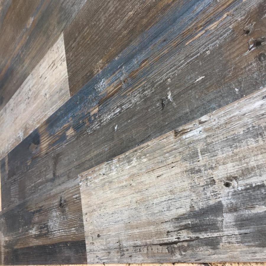 Deco Products Colors 20-Piece 6-in x 36-in Old Blue Sea Mixed Luxury Vinyl Plank Flooring - Super Arbor