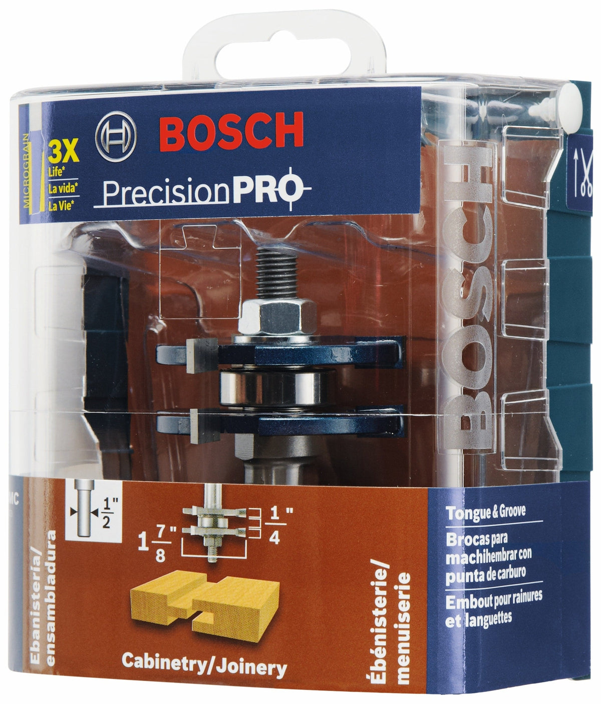 Bosch 1-7/8-in Carbide-Tipped Tongue and Groove Router Bit