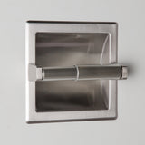 Project Source Seton Brushed Nickel Recessed Spring-Loaded Toilet Paper Holder