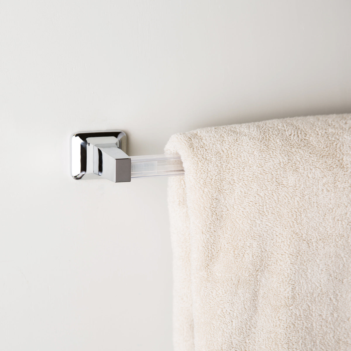 Project Source 24-in Clear Wall-Mount Replacement Towel Bar (Bar Only)