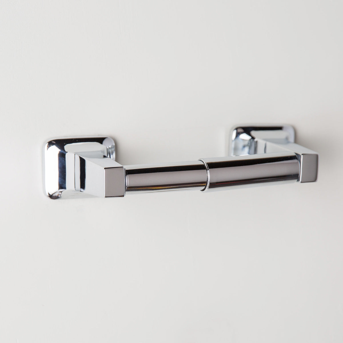 Project Source Seton Chrome Replacement Roller Toilet Paper Holder, 6-in x 1-in