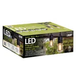 Feit Outdoor Weatherproof String Light Set 48ft 24 Light Sockets w/ 26 LED Bulbs