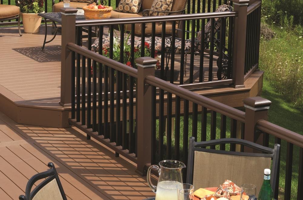 TimberTech 4-in x 4-in Kona Composite Deck Post Cap