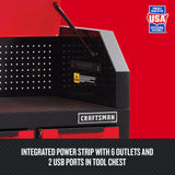 CRAFTSMAN 3000 Series 54-in W x 24.5-in H 6-Drawer Steel Tool Chest (Red)