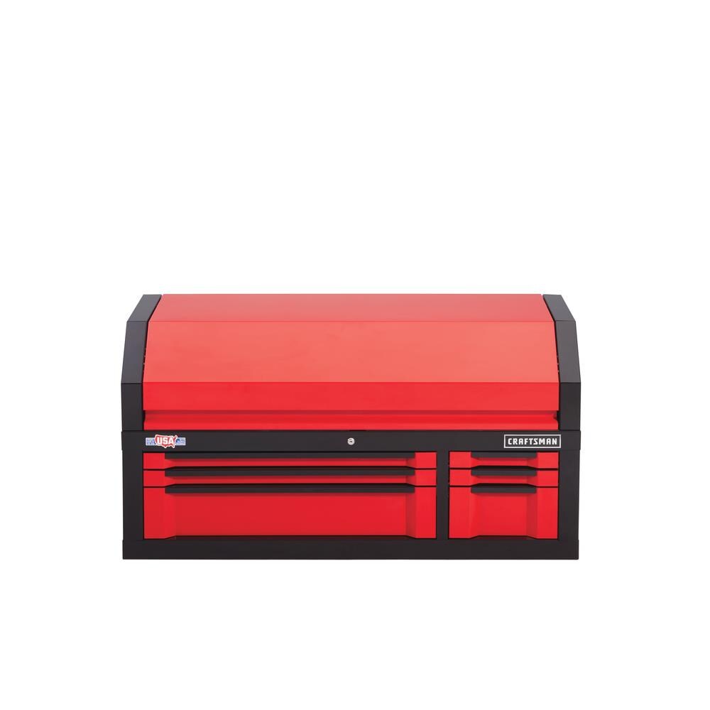 CRAFTSMAN 3000 Series 54-in W x 24.5-in H 6-Drawer Steel Tool Chest (Red)