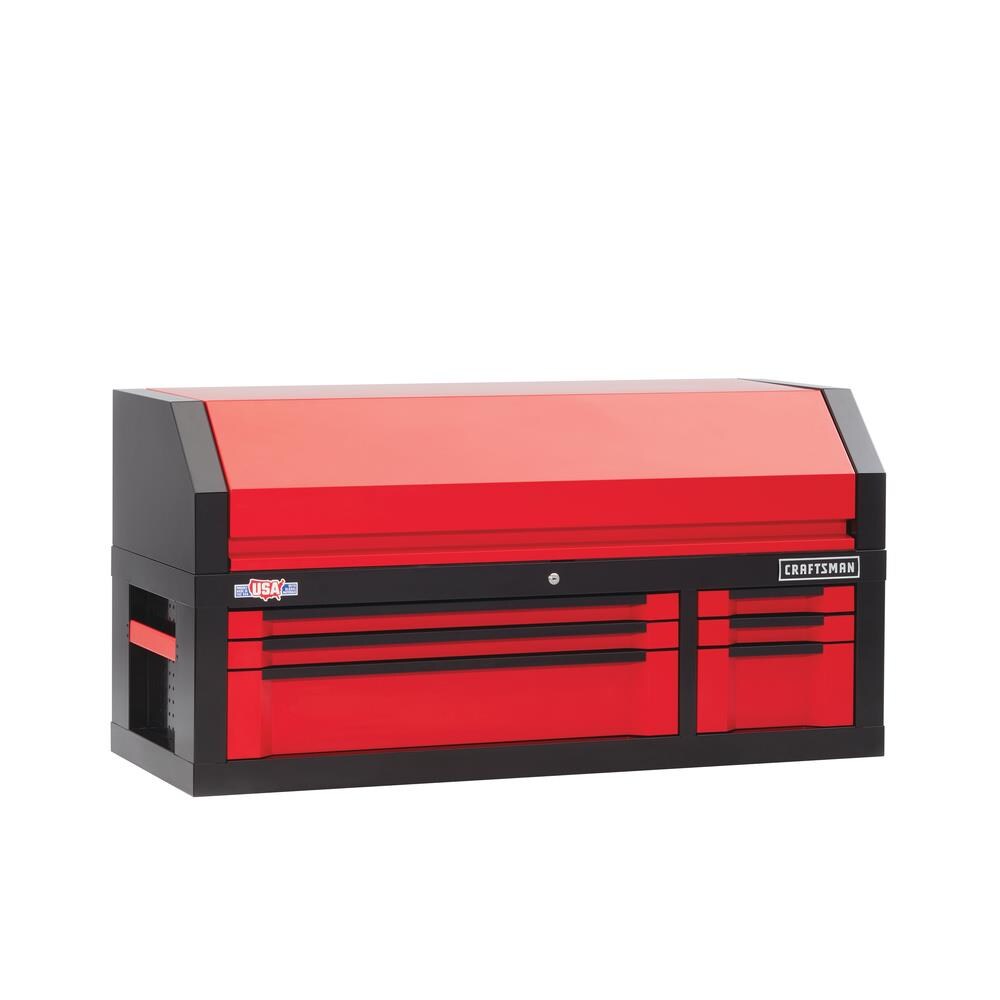 CRAFTSMAN 3000 Series 54-in W x 24.5-in H 6-Drawer Steel Tool Chest (Red)