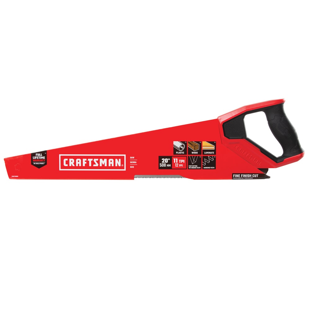 CRAFTSMAN 20-in Fine Finish Cut Hand Saw