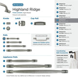 Amerock Highland Ridge (76mm) Center to Center Arch Handle Drawer Pull