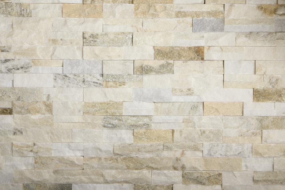 American Olean Rockland Soft Sand 5-in x 13-in Unglazed Natural Marble Mosaic Wall Tile, 6-Pack (2.7-sq ft Carton)