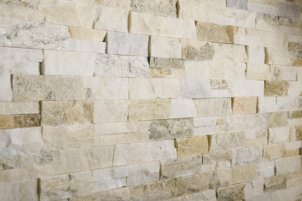 American Olean Rockland Soft Sand 5-in x 13-in Unglazed Natural Marble Mosaic Wall Tile, 6-Pack (2.7-sq ft Carton)
