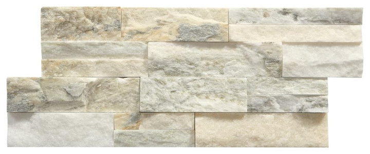 American Olean Rockland Soft Sand 5-in x 13-in Unglazed Natural Marble Brick Mosaic Wall Tile, 6-Pack (2.7-sq ft/carton)