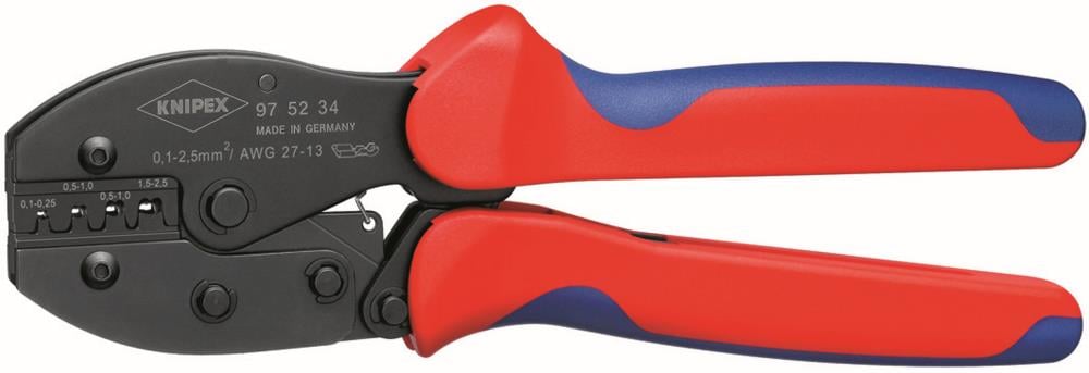KNIPEX 8.6-in Electrical Crimping Pliers, Model 97 52 34