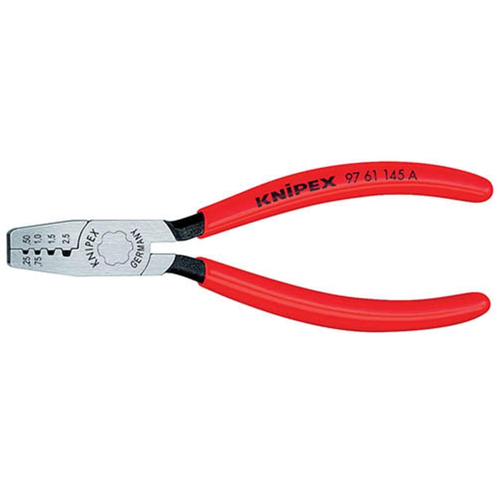 KNIPEX 5.85-in Crimping Pliers for End Sleeves (Ferrules), 97 61 145 A