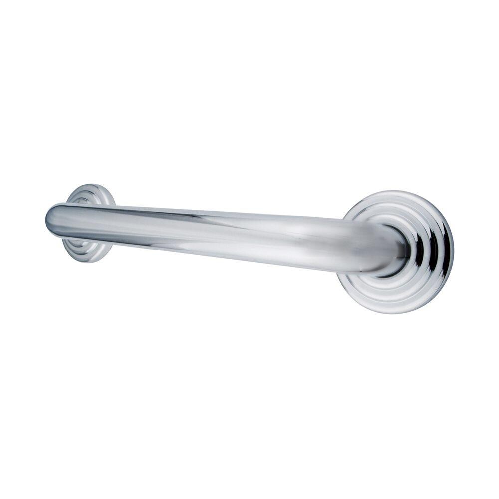 Elements of Design Restoration 24-in Chrome Wall Mount (ADA Compliant) Grab Bar