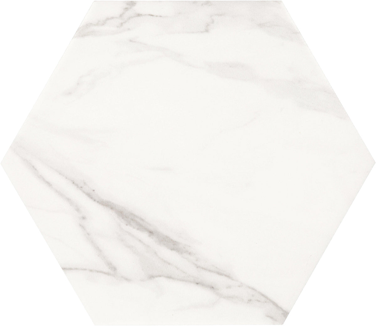 San Giorgio Marble Art Matte Hexagon Porcelain Tile - 8 x 9