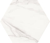 San Giorgio Marble Art Matte Hexagon Porcelain Tile - 8 x 9