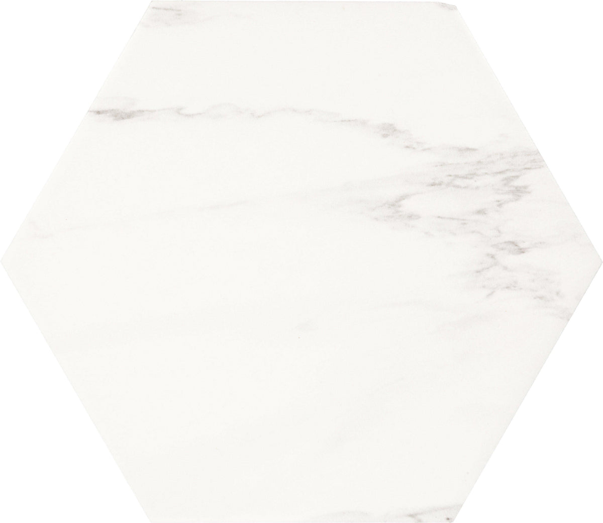 San Giorgio Marble Art Matte Hexagon Porcelain Tile - 8 x 9