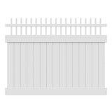 Freedom Wakefield 6-ft H x 8-ft W White Vinyl Fence Panel (Unassembled)