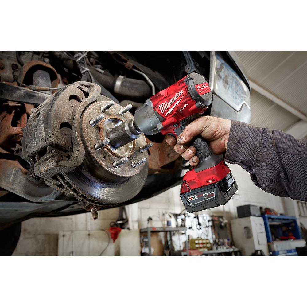 M18 FUEL 18-Volt Lithium-Ion Brushless Cordless 1/2 in. High Torque & Compact Impact Wrench with Friction Ring (2-Tool) - Super Arbor