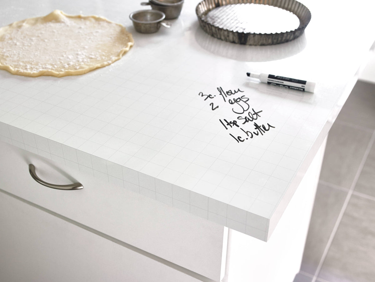 Formica Brand Laminate Writable Surfaces 60-in W x 144-in L ImagiGrid Gloss Laminate Sheet