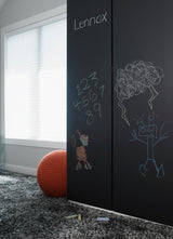 Formica Brand Laminate Writable Surfaces 48-in W x 96-in L Black Chalkable Laminate Sheet