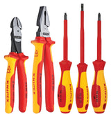 KNIPEX 5-Piece Household Tool Set, 1000V Insulated (No Case)