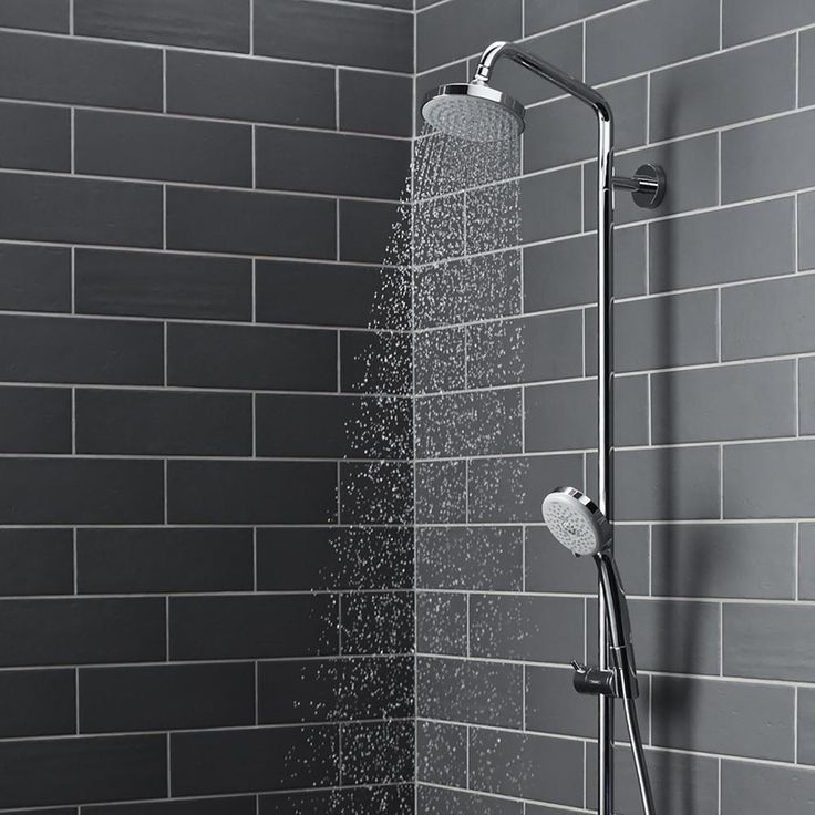 4-spray 5.375 in. Dual Shower Head and Handheld Shower Head in Chrome