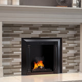 Elida Ceramica Stone Savvy Natural 12-in x 12-in Polished Marble Linear Mosaic Tile